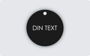 Ventilbricka svart aluminium 45x45mm