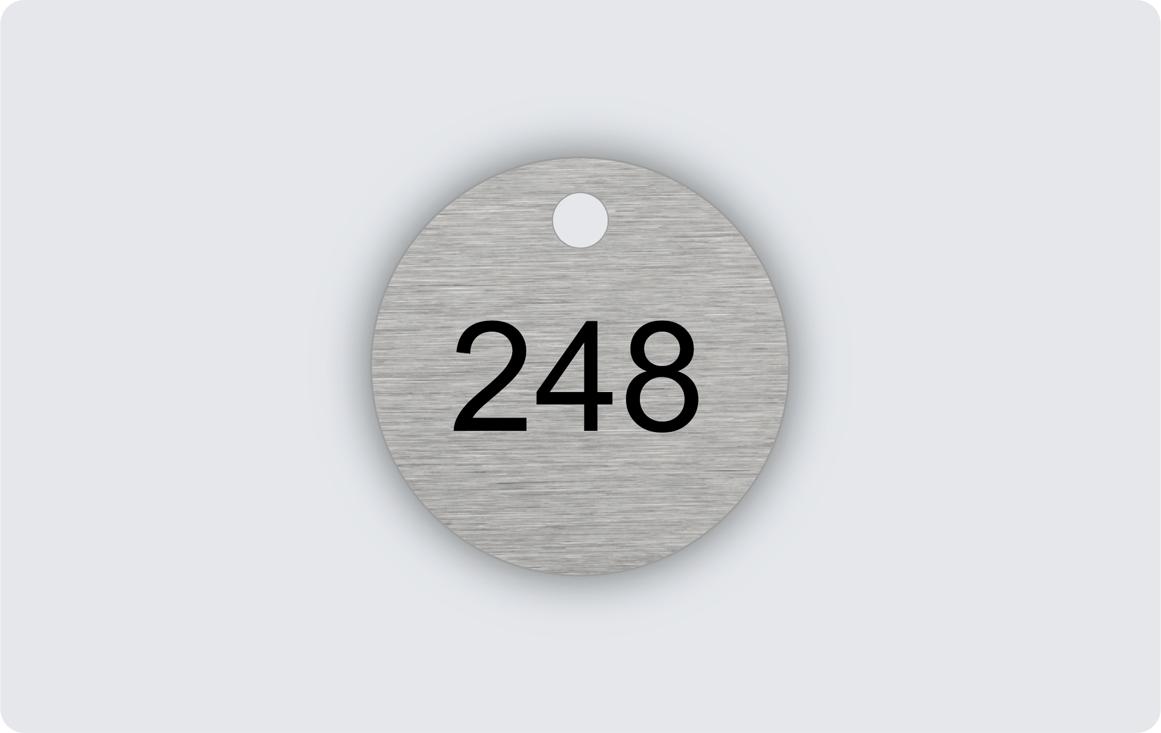 Ventilbricka rostfritt stål 30x30mm